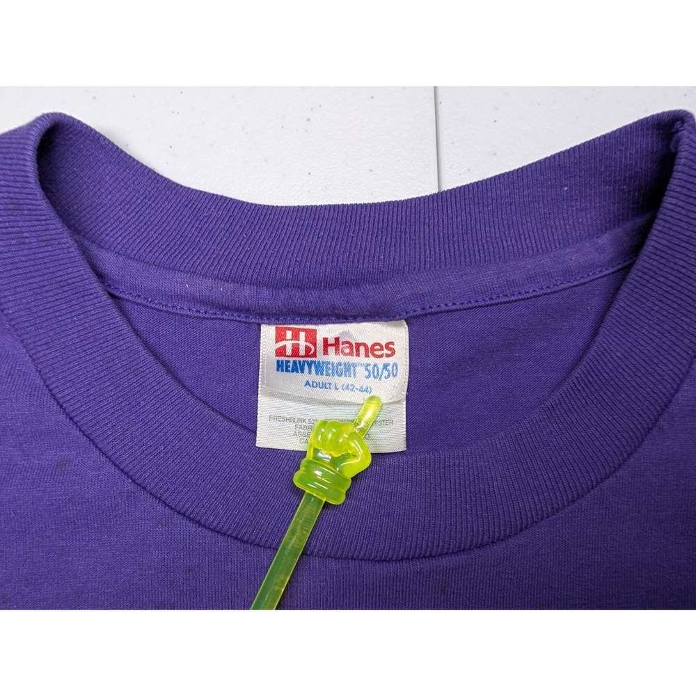 Vintage Israeli Folk Dance T Shirt Adult Large Purple Dancing Single Stitch‎ - Picture 4 of 11